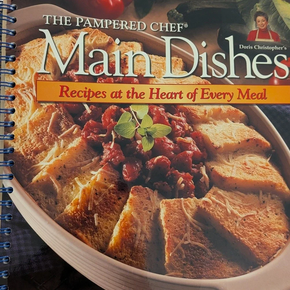 Pampered Chef Cookbook Lot of 3 All The Best Casual Cooking Main Dishes Spiral